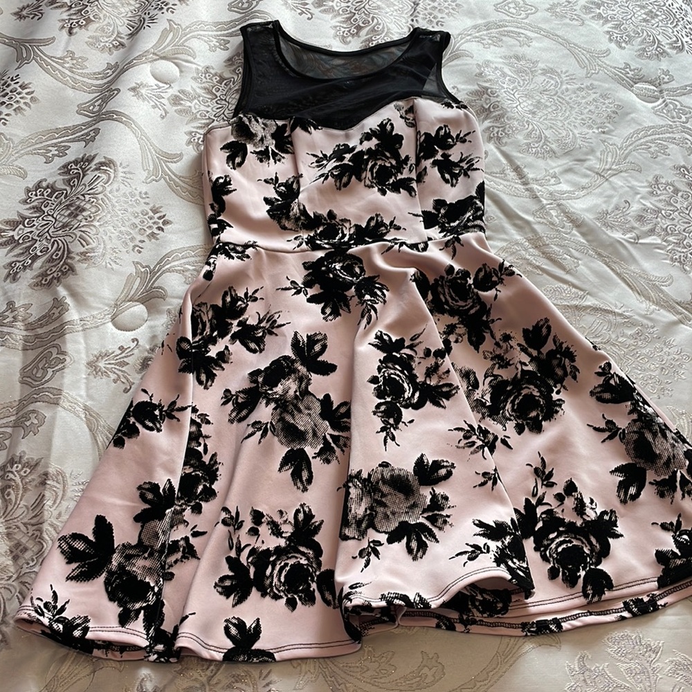 Light Pink and Black dress
